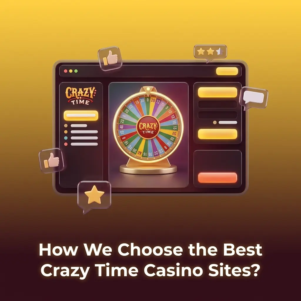 Evaluation criteria for Crazy Time casino sites